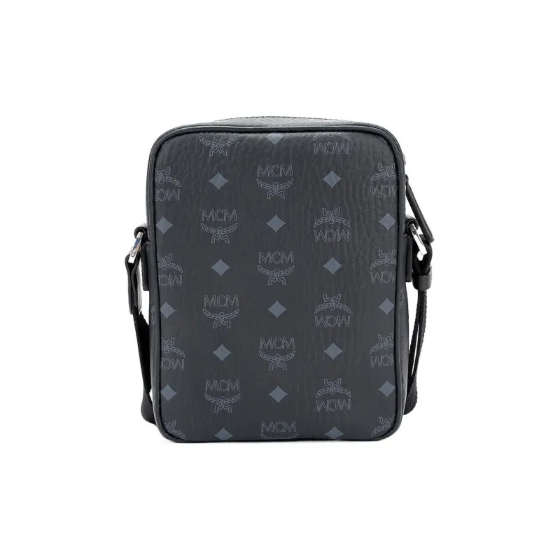 MCM Klassik Visetos Canvas Shoulder Bag, Crossbody Bag Mini Women's Black-2