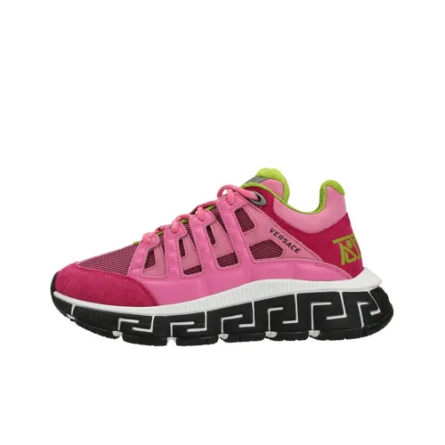 VERSACE Slip Resistant Low Top Sports Casual Shoes Women's Pink