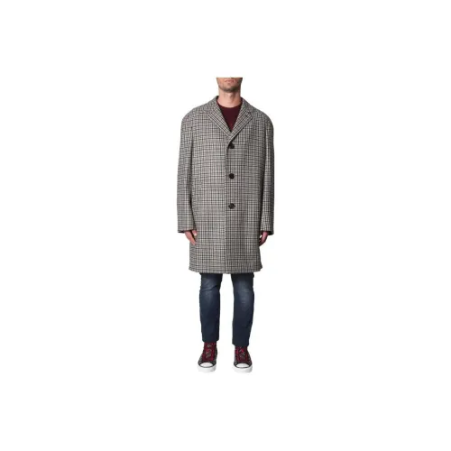 Lanvin Coats Men Gray