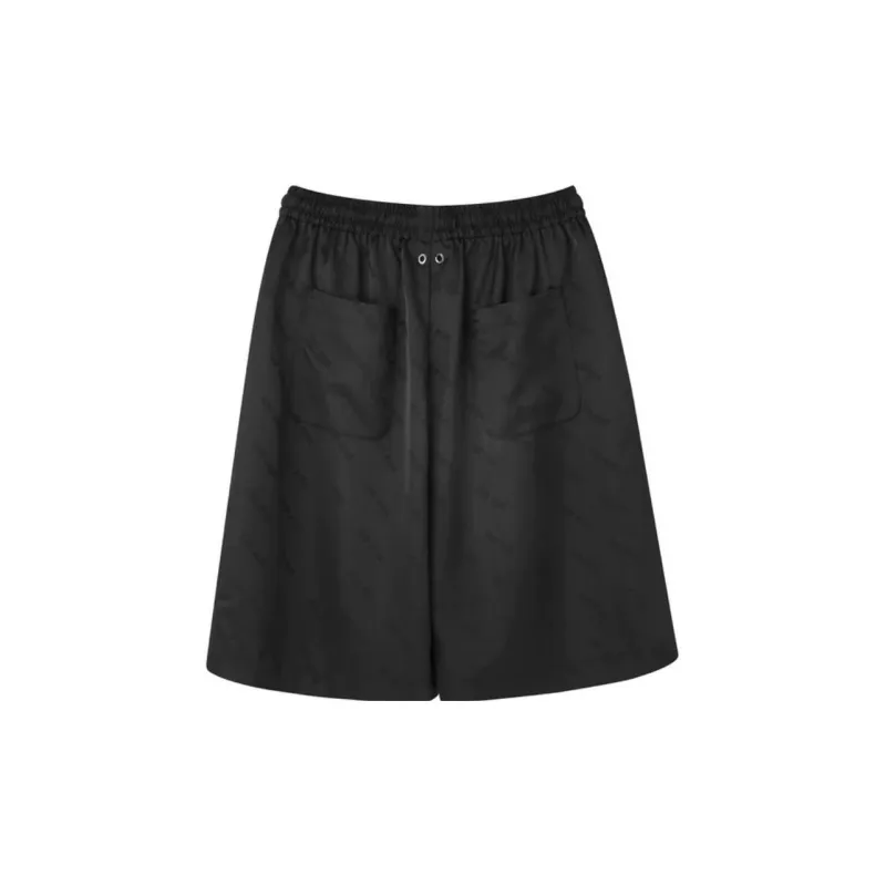 TEAM WANG Design Casual Shorts Unisex Black-1