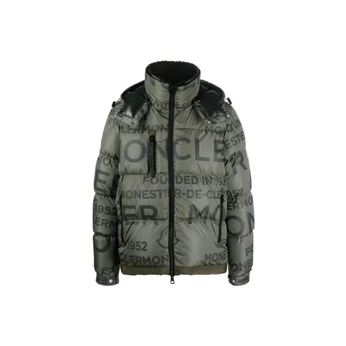 Moncler Down Jackets Men Khaki