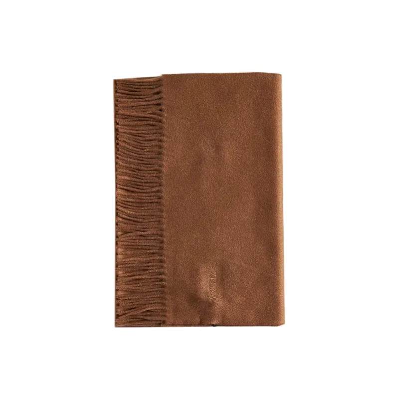 Zzegna Knit Scarves Men Brown-1
