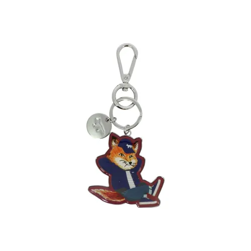 Maison Kitsune Keychains Men Blue