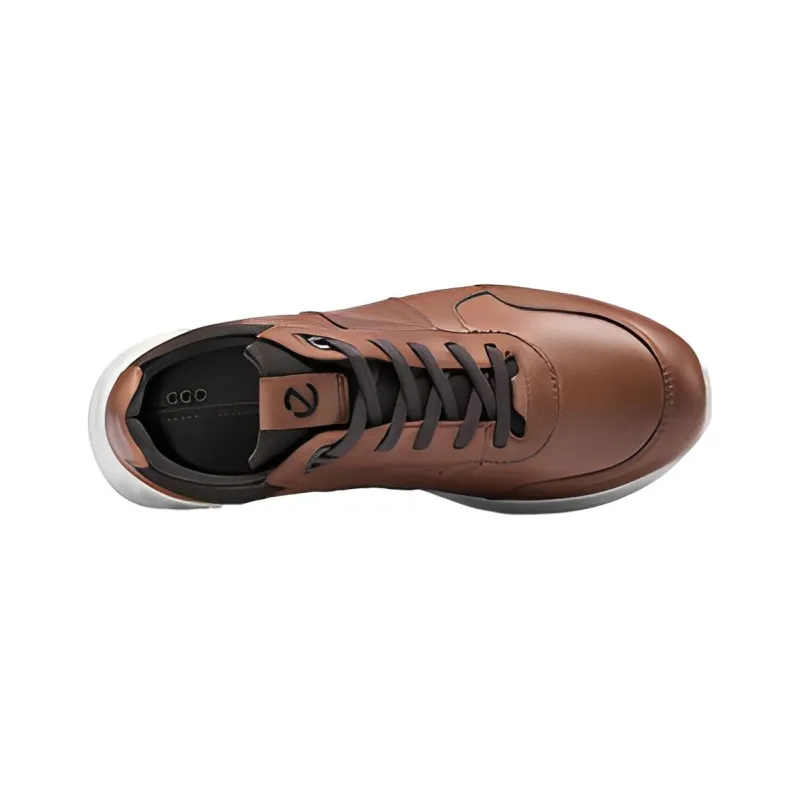 Ecco Ya Yue Lite Model Low Top Casual Shoes Men's Brown-2