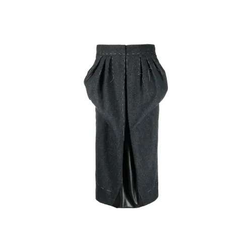 Maison Margiela Spliced Work-In-Progress Midi Skirt