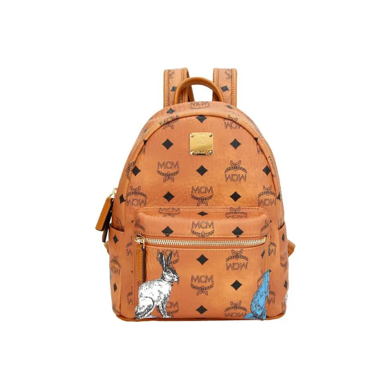 MCM Stark Visetos Backpacks-0