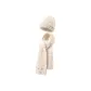 Beige Hats & Caps+Scarf