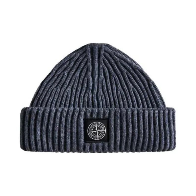 STONE ISLAND Beanies Men Gray-0