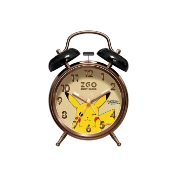 Zgo Sweeping Seconds Movement Alarm Clock Unisex White