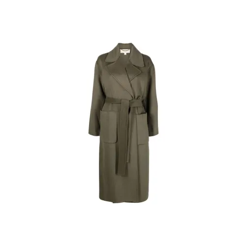 MICHAEL MICHAEL KORS Coats Women's Olive Green