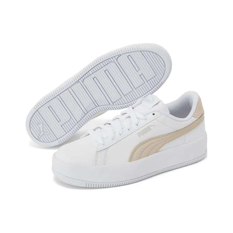 PUMA Carina SD Anti-Slip Wear-Resistant Low-Top Skateboard Shoes Women's White-2