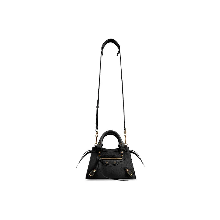 Balenciaga Neo Classic Grained Calfskin Shoulder Bag Crossbody Bag Handbag Mini Women's Black-1