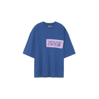 VERSACE JEANS COUTURE T Shirt Men's Royal Blue