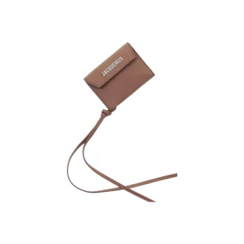 Jacquemus Leather Envelope Bag Wallets Men's Brown