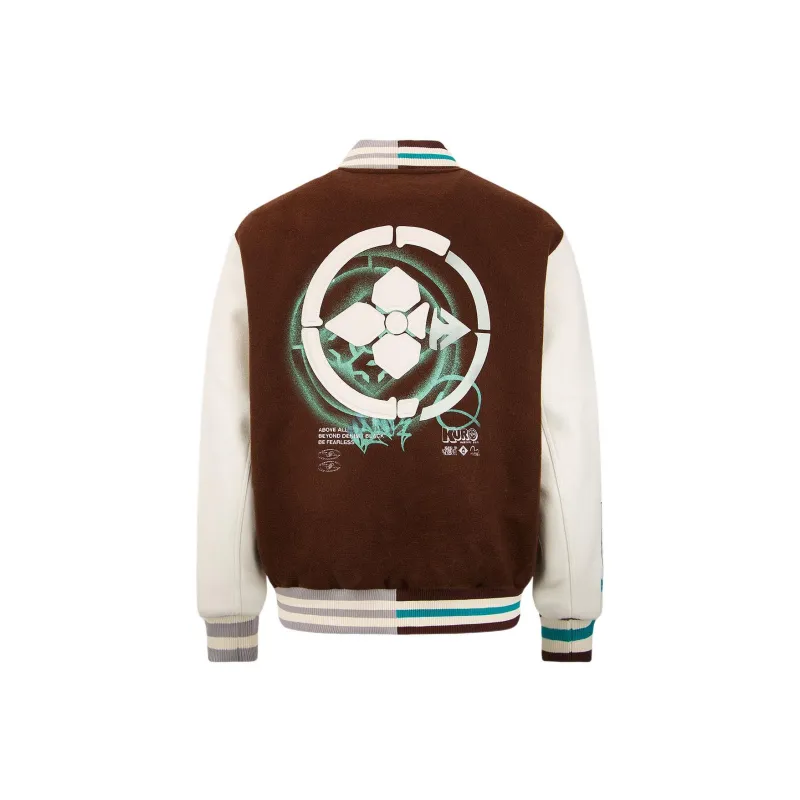 EVISU Baseball Jerseys Men Brown-1