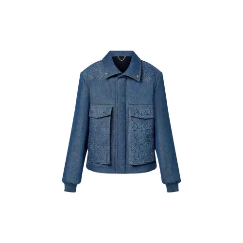 LOUIS VUITTON Denim Jackets Men Blue