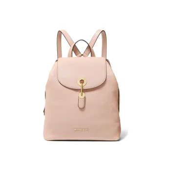 MICHAEL KORS Raven Cow Leather Backpack Medium Size Women's Soft Pink
