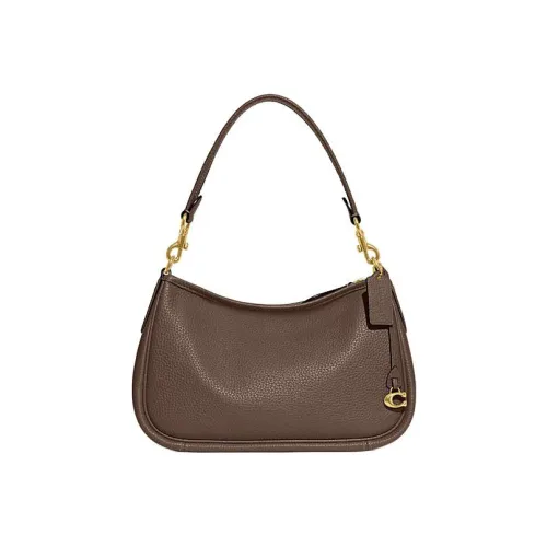 COACH Cary Leather Shoulder Bag, Crossbody Bag Tubas Womens Black