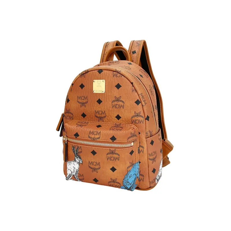 MCM Stark Visetos Backpacks-1
