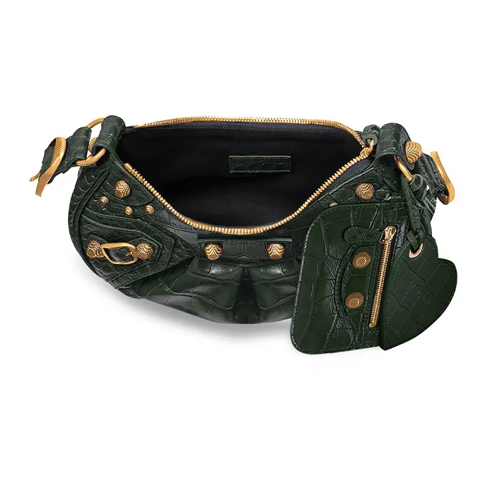 Balenciaga Cagole Embossed Shoulder Bag-4