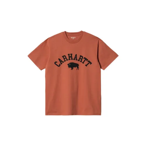 Carhartt WIP T-Shirts Men Brick Red