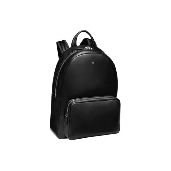 MONTBLANC Meisterstuck Cow Leather Backpack Small Size Men's Black
