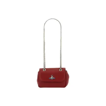 Vivienne Westwood Pure Vegan Leather Shoulder Bag Crossbody Bag Women's Red
