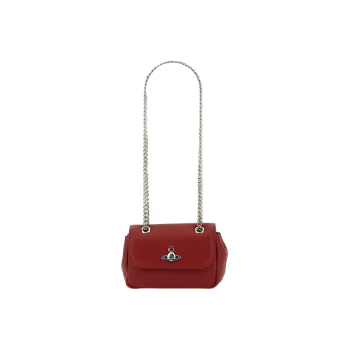 Vivienne Westwood Pure Vegan Leather Shoulder Bag Crossbody Bag Women's Red