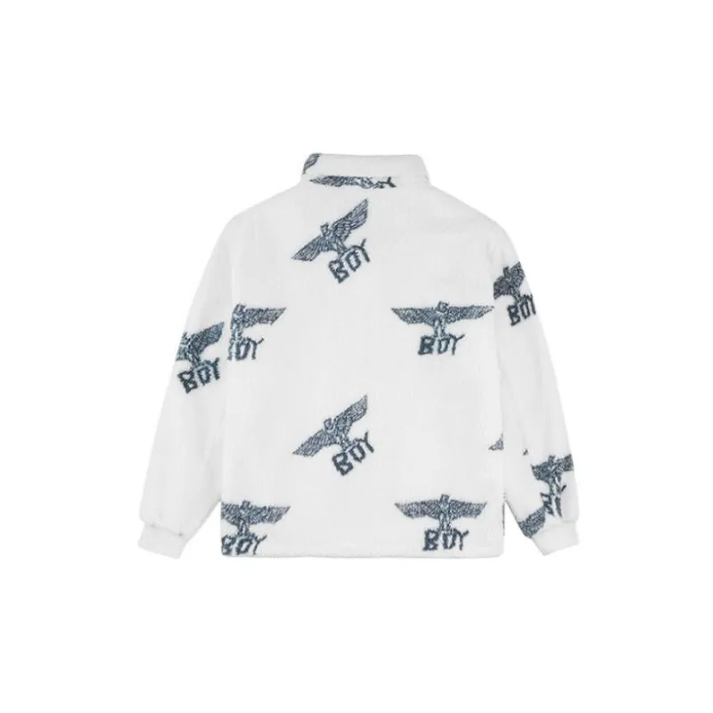 Boy London Velvet Jackets Unisex Ecru-1