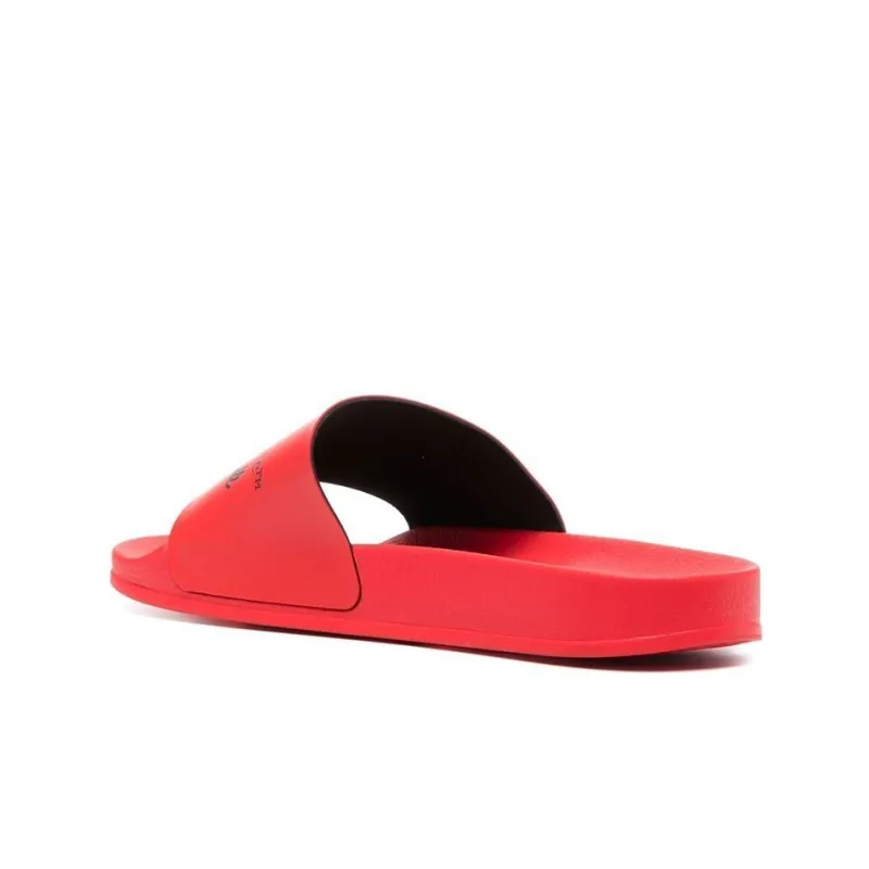 OFF WHITE Odor Resistant Slide Slippers Men's Red-3