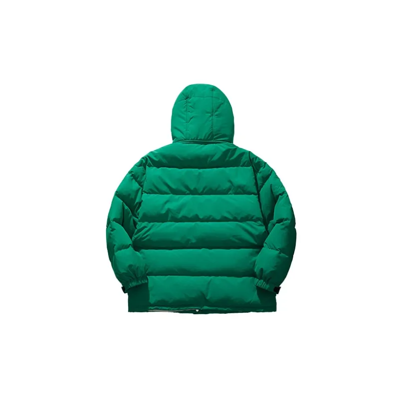 Penfield Solid Color Hooded Down Jacket Unisex Green-1