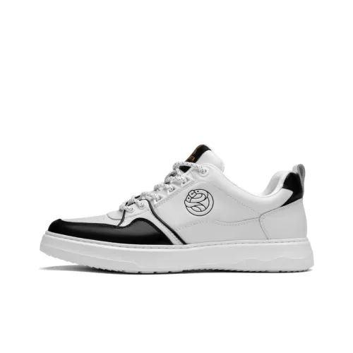 ROBERTA DI CAMERINO Cushioning Low Top Skateboard Shoes Men's White Black