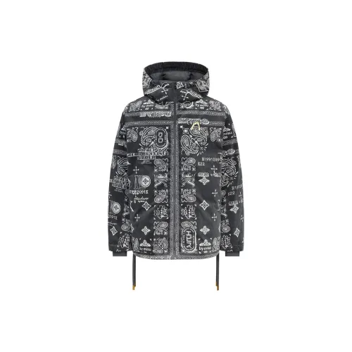 EVISU Jackets Men Charcoal Gray