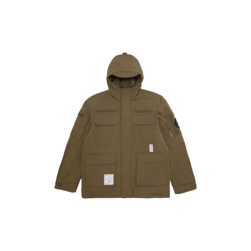 Alpha Industries Letter Hooded Thickened Down Jacket Men's