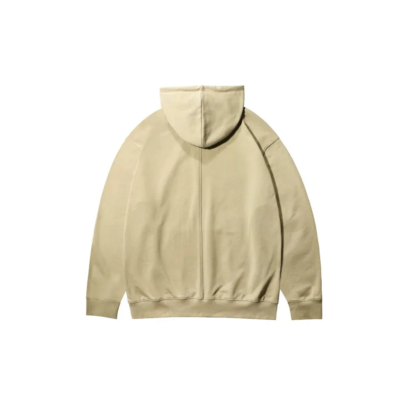Muscle Dog Hooded Regular Sweatshirt Men's Green Khaki-1