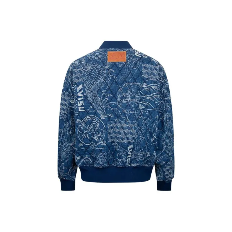 EVISU Jackets Men Blue-1
