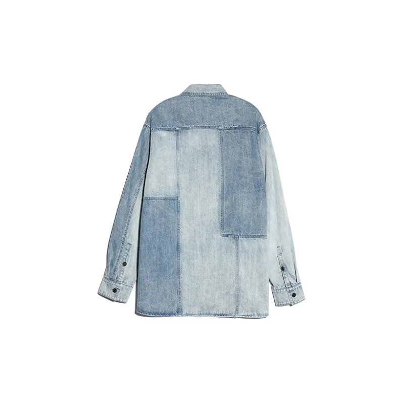 IEW.H Loose Fit Denim Jacket Men's Denim Blue-1