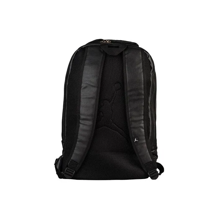 Jordan Polyester Backpack Unisex Black Gold-5