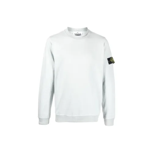 STONE ISLAND 40Th Anniversary Collection Sweatshirts Men Pearl Gray