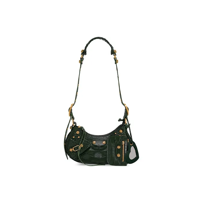 Balenciaga Cagole Embossed Shoulder Bag-1