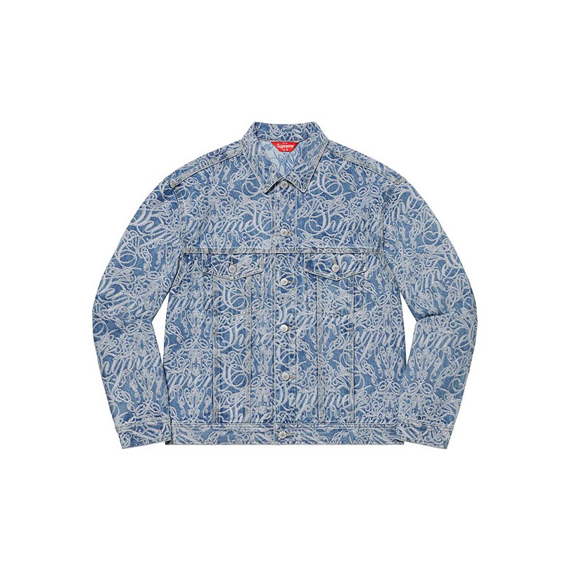 supreme jeans jacket - POIZON