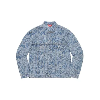 Supreme 100 Dollar Bill Trucker Jacket - POIZON