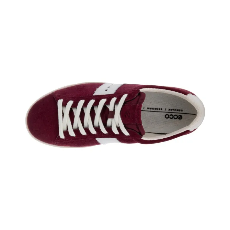 Ecco Stylish Skateboarding Shoes Women's Red-3