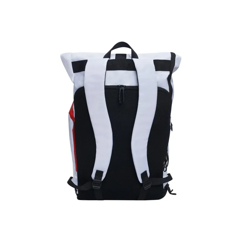 LiNing Sports Basketball Collection Polyester Student Backpack Regular Unisex White-2