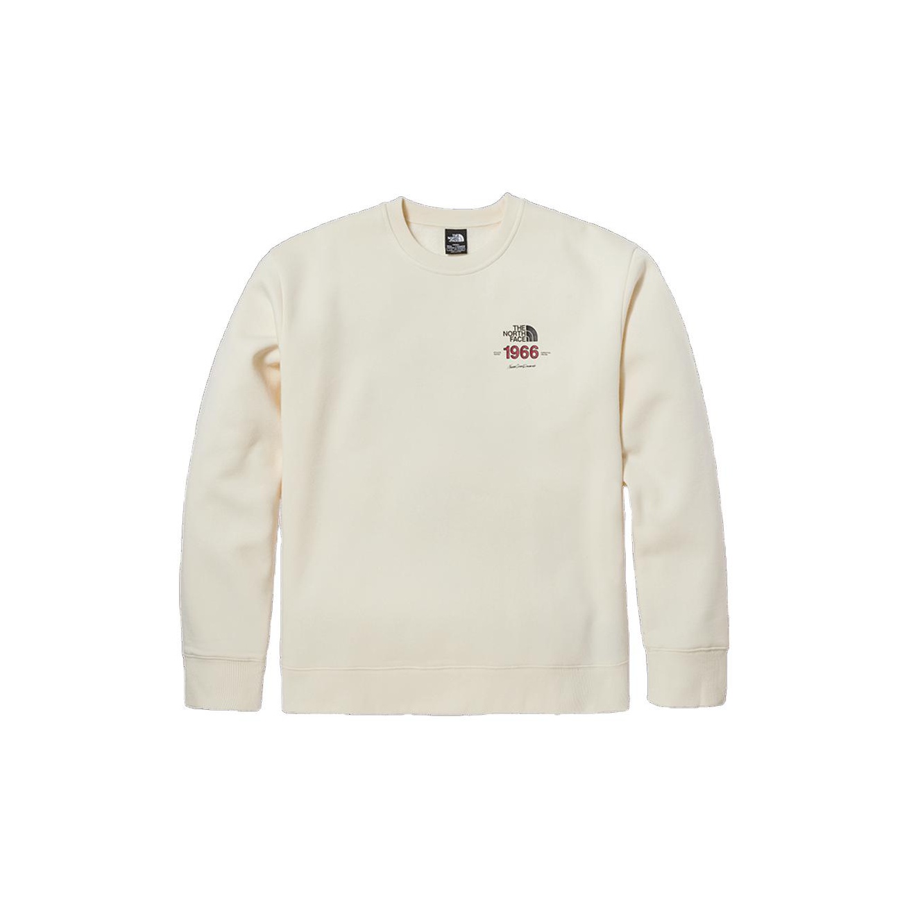 Haco♬　ノースフェイス THE NORTH FACE Sweatshirts Unisex Ecru - POIZON