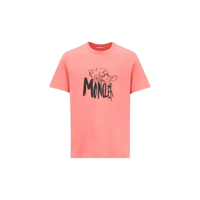 Moncler T Shirts Men Red-0
