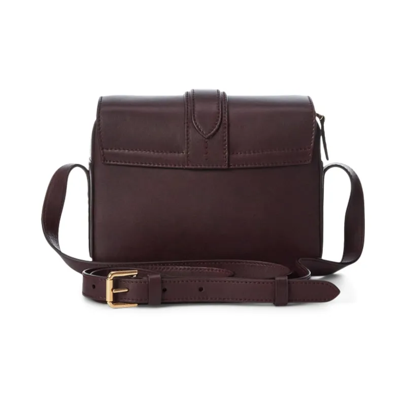 Polo Ralph Lauren Welington Cow Leather Shoulder Bag Crossbody Bag Women's Deep Red-2