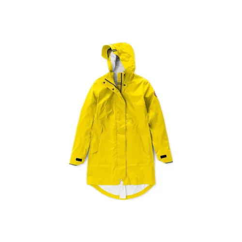 Canada Goose Salida Series Trench Coats Women's Bright Yellow