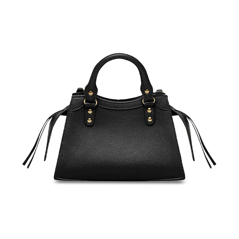 Balenciaga Neo Classic Grained Calfskin Shoulder Bag Crossbody Bag Handbag Mini Women's Black-3