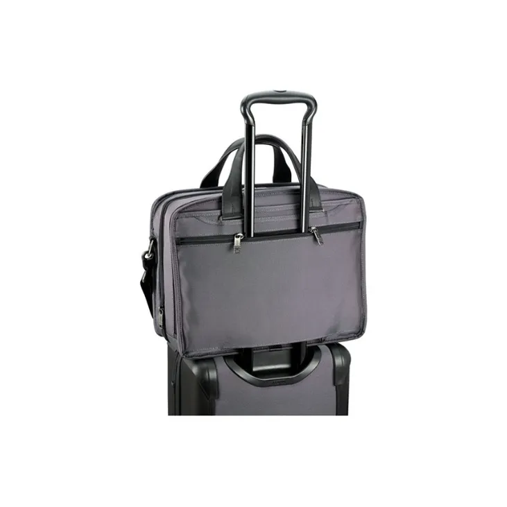 TUMI Polyester Laptop Bags Briefcase Shoulder Bag Crossbody Bag Handbag Medium Size Men's Gray-3